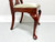 HENKEL HARRIS 105S 24 Solid Wild Black Cherry Queen Anne Dining Side Chairs - Pair A