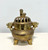 1980's Solid Brass Chinese Censer Pot Incense Burner