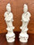 ANDREA BY SADEK White Porcelain Quan Yin Goddess of Mercy Figurines - Pair