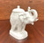 ANDREA BY SADEK White Porcelain Elephant Candy Dish