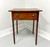 Antique 19th Century Walnut Single Drawer Accent Table on Turned Legs