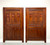 20th Century Carved Balinese Mahogany Doors Converted to Headboards - Pair