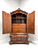 SOLD - CENTURY Cardella Collection Cherry Italian Provincial Bombe Armoire / Linen Press