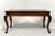 CENTURY Cardella Collection Cherry Italian Provincial Serpentine Console Sofa Table