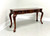 CENTURY Cardella Collection Cherry Italian Provincial Serpentine Console Sofa Table