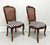 CENTURY Chardeau Collection Cherry Caned French Provincial Dining Side Chairs - Pair B