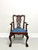 Late 20th Century Carved Mahogany Chippendale Armchair with Ball in Claw Feet