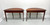 SOLD - Antique Early 20th Century Walnut Hepplewhite Demilune Console Tables - Pair