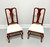 SOLD - BOB TIMBERLAKE by Lexington Solid Cherry Queen Anne Dining Side Chair - Pair B