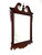 DIXIE Mahogany Chippendale Style Carved Wall Mirror