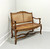SOLD - Antique 19th Century Fruitwood French Provincial Louis XV Caned Settee
