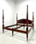 SOLD - CRAFTIQUE Ashlawn Solid Mahogany Traditional King Size Four Poster Bed