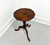 Antique Early 20th Century Mahogany & Burl Walnut Petite Pie Crust Table