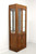 SOLD - THOMASVILLE Mystique Collection Burl Walnut Asian Curio Display Cabinet - B