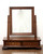 CRAFTIQUE Solid Mahogany Chippendale Cheval Two-Drawer Dressing Table Mirror