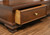 CRAFTIQUE Solid Mahogany Chippendale Cheval Two-Drawer Dressing Table Mirror