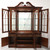 SOLD -  ETHAN ALLEN 18th Century Inlaid Mahogany Chippendale Breakfront China Cabinet