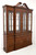SOLD -  ETHAN ALLEN 18th Century Inlaid Mahogany Chippendale Breakfront China Cabinet