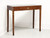 SOLD -  HENKEL HARRIS 2604 29 Historic Salem Inlaid Mahogany Federal Marble Top Console Table