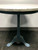 SOLD OUT - Powder Blue Cast Metal Ice Cream Bistro Set - Marble Top Table & Pair of Chairs