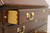 SOLD - HENKEL HARRIS 6001/6003 29 Solid Mahogany Chippendale Secretary Desk with Lighted Glass Bookcase