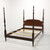 SOLD - KINDEL Legacy Mahogany Chippendale Queen Size Four Poster Bed