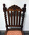 SOLD OUT - Victorian Gothic Tiger Oak Barley Twist Dining Side Chairs - Set of 6