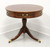 SOLD - BAKER Banded Mahogany Federal Style Two-Drawer Pedestal Drum Table