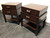 SOLD OUT - LEXINGTON Contemporary Rosewood Nightstands - Pair