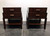 SOLD OUT - LEXINGTON Contemporary Rosewood Nightstands - Pair