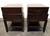 SOLD OUT - LEXINGTON Contemporary Rosewood Nightstands - Pair