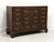 SOLD - LINK-TAYLOR Heirloom Solid Mahogany Chippendale High Dresser