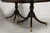 SOLD - BAKER Historic Charleston Banded Mahogany Double Pedestal Banquet Dining Table