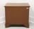 BAKER Chippendale Banded Walnut Nightstand Bedside Chest