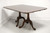 SOLD - HENKEL HARRIS 2210 29 Solid Mahogany Queen Anne Double Pedestal Dining Table