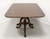 SOLD - HENKEL HARRIS 2210 29 Solid Mahogany Queen Anne Double Pedestal Dining Table