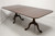 SOLD - HENKEL HARRIS 2210 29 Solid Mahogany Queen Anne Double Pedestal Dining Table