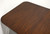 SOLD - HENKEL HARRIS 2210 29 Solid Mahogany Queen Anne Double Pedestal Dining Table