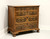 CENTURY FURNITURE Grand Rapids Chippendale Inlaid Walnut Five-Drawer Chest