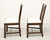 SOLD -  HENKEL HARRIS 101S 29 Mahogany Chippendale Dining Side Chairs - Pair C