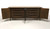 JOHN STUART Walnut Mid Century Modern Brutalist Credenza / Dresser