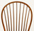 D.R. DIMES Cherry Finish Windsor Dining Side Chairs - Pair D