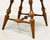 D.R. DIMES Cherry Finish Windsor Dining Side Chairs - Pair D