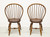 D.R. DIMES Cherry Finish Windsor Dining Side Chairs - Pair C