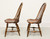 D.R. DIMES Cherry Finish Windsor Dining Side Chairs - Pair C