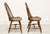 D.R. DIMES Cherry Finish Windsor Dining Side Chairs - Pair B