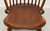 D.R. DIMES Cherry Finish Windsor Dining Side Chairs - Pair B