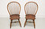 D.R. DIMES Cherry Finish Windsor Dining Side Chairs - Pair A