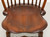 D.R. DIMES Cherry Finish Windsor Dining Side Chairs - Pair A