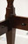 GEORGIAN FURNISHING CO Mahogany Queen Size Rice Carved Four Poster Bed